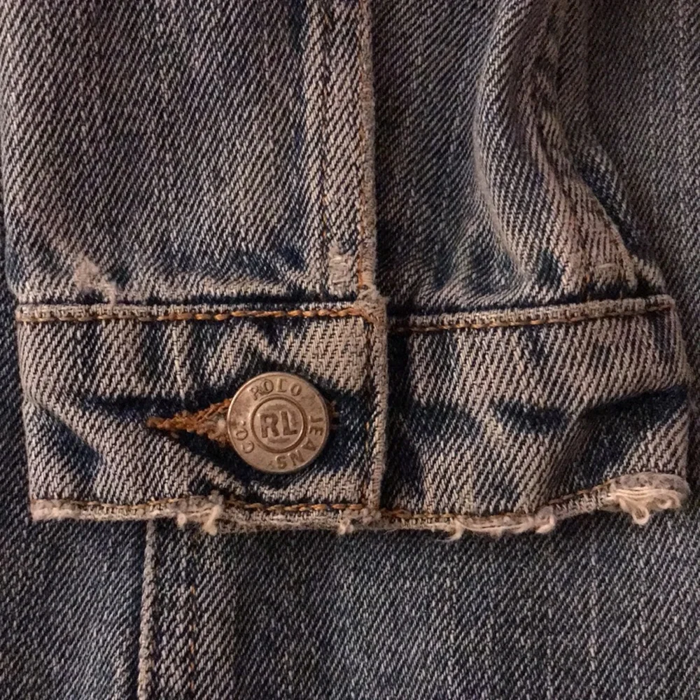 Petite Ralph Lauren cropped jean jacket - Picture 7 of 10